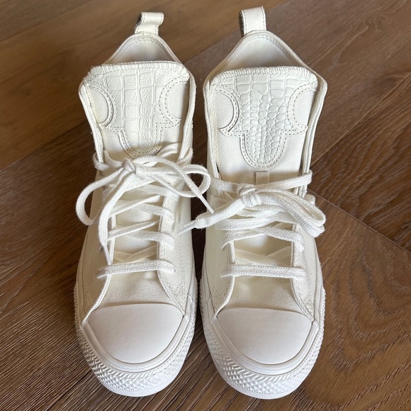 Converse Chuck Taylor All Star Western Cowgirl Sneakers in Vintage White - Picture 3 of 16